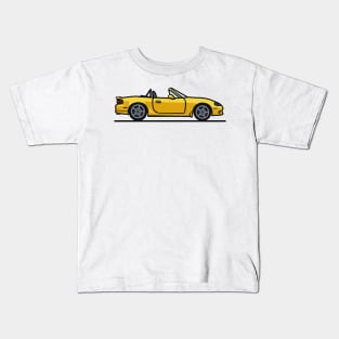 Mazda Mazdaspeed Miata Yellow Hardtop Kids T-Shirt